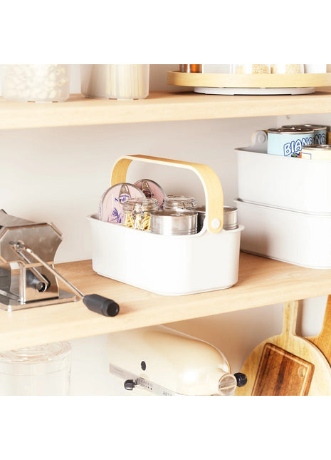 1019944 Umbra Bellwood stapelbare bak / organizer medium wit