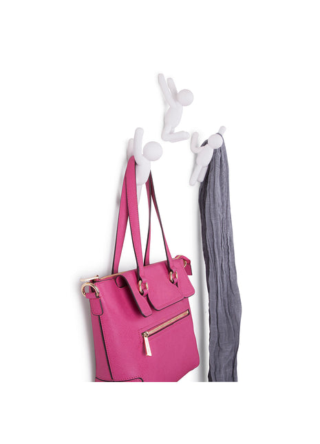 Umbra Buddy Hooks wandhaken, set 3 stuks - wit