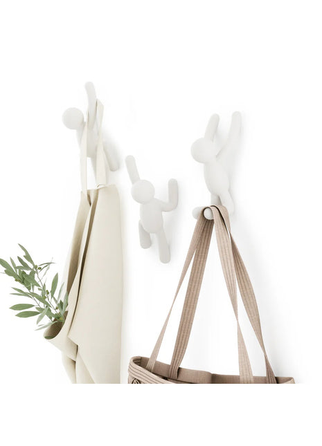 Umbra Buddy Hooks wandhaken, set 3 stuks - wit