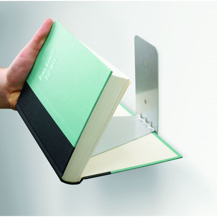Mefirt Zwevende boekenplanken, wit, verpakking van 4 Mefirt Zwevende boekenplanken, wit, verpakking van 4