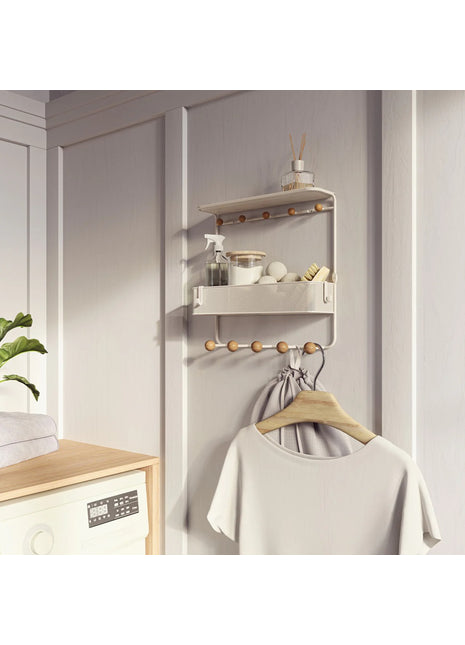 Umbra Estique plank / rek met haken wit 1018030-660