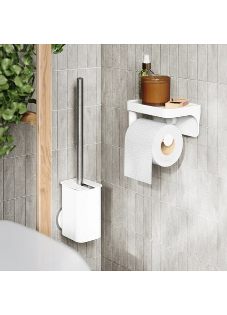 Umba Flex Adhesive toiletrolhouder wit