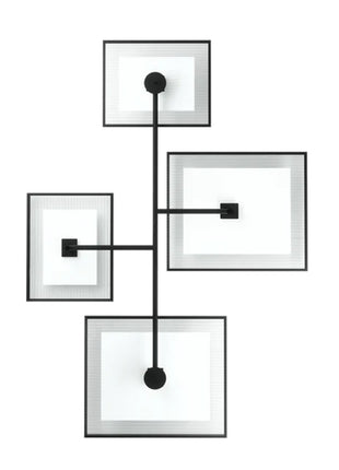 10123082-040 Umbra Flute fotolijst wall frame, set van 4 zwart