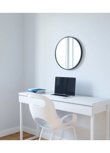 Umbra Hub spiegel / wandspiegel rond zwart 46cm