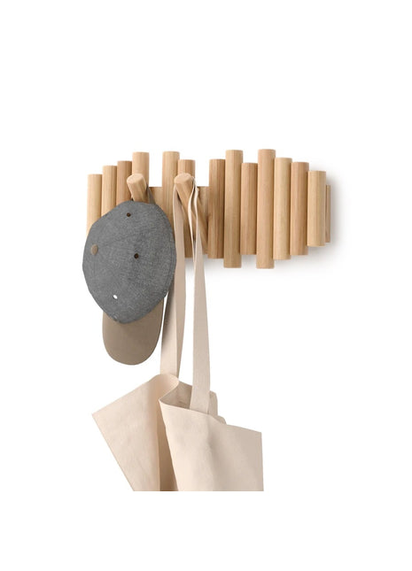 1011471 Umbra Picket wandkapstok naturel - 5 haken