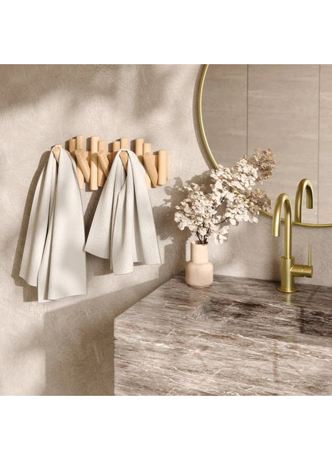 1011471 Umbra Picket wandkapstok naturel - 5 haken