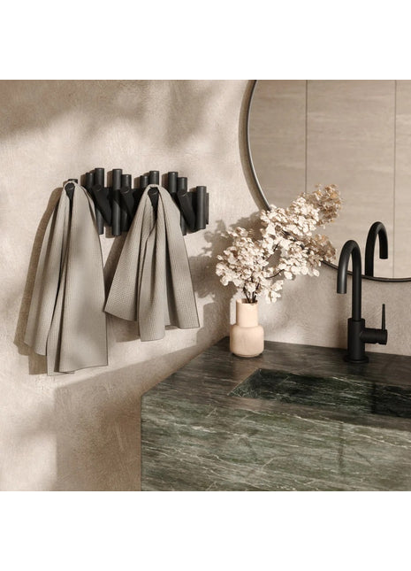 1011471 Umbra Picket wandkapstok zwart hout - 5 haken