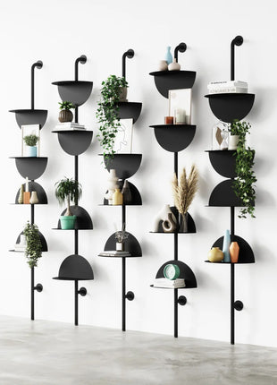 1021262-040 Umbra Solis verstelbare staande wandplank zwart