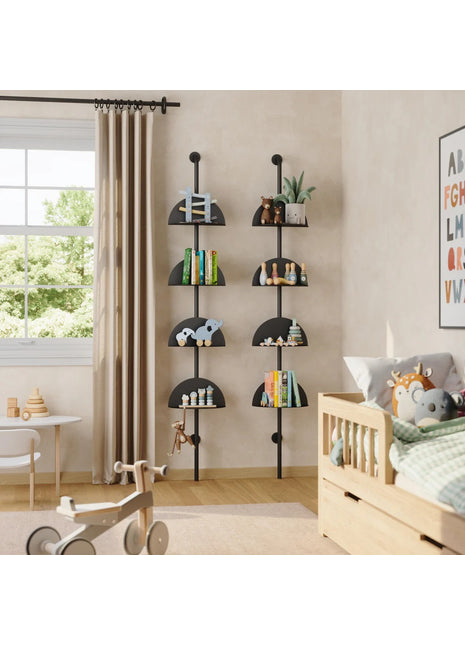 1021262-040 Umbra Solis verstelbare staande wandplank zwart