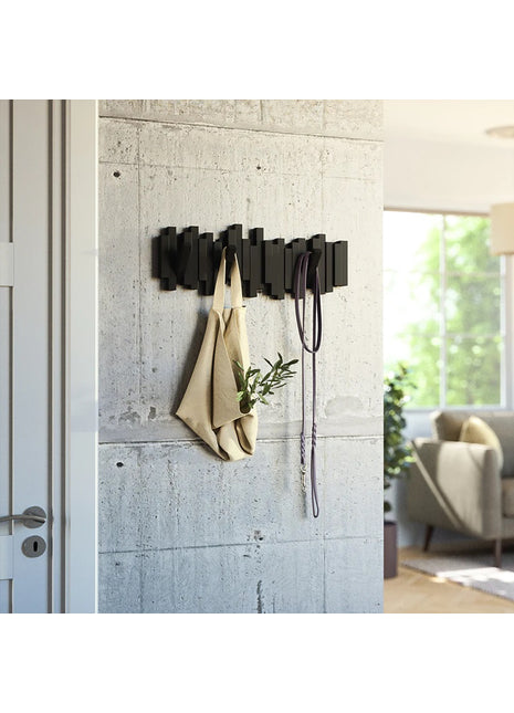 1018211 Umbra Sticks - kapstok / wandkapstok 5 haken zwart