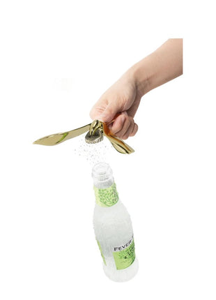Umbra Tipsy design flesopener messing