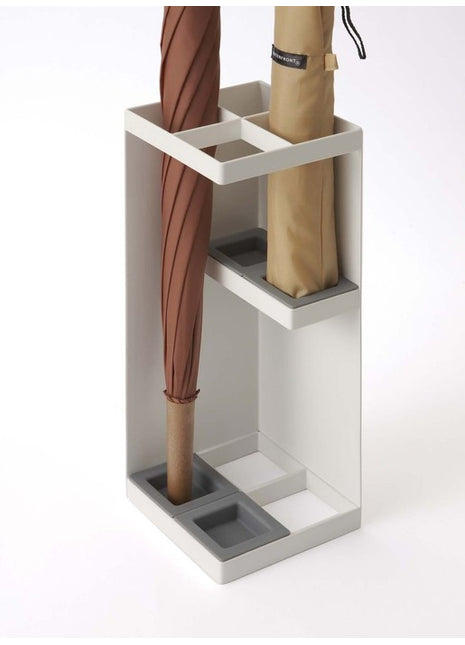 06718 Yamazaki Smart paraplubak / parapluhouder - staal - wit