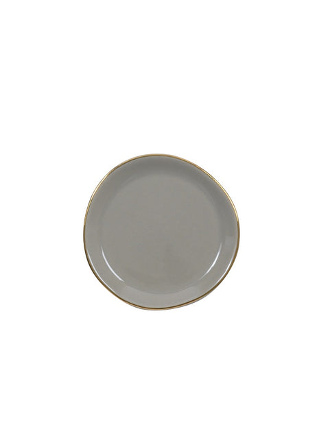 105257 Good Morning bord / plate small gray morn 9 cm