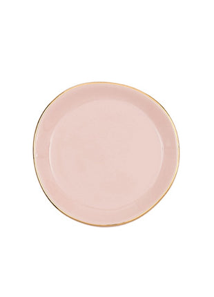 105246 Good Morning bord / plate small oud roze 9 cm