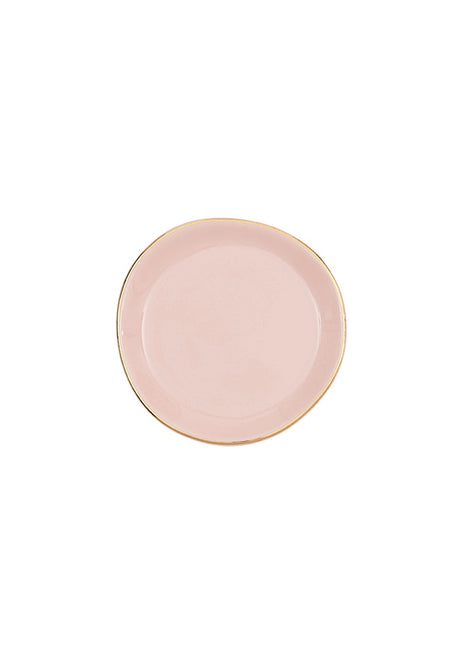 105246 Good Morning bord / plate small oud roze 9 cm