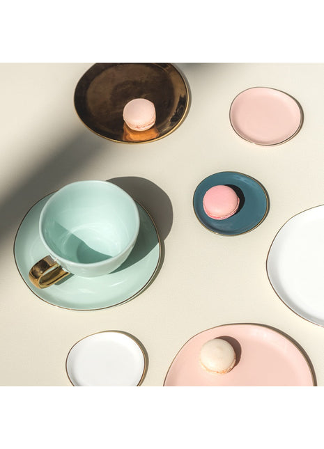 105246 Good Morning bord / plate small oud roze 9 cm