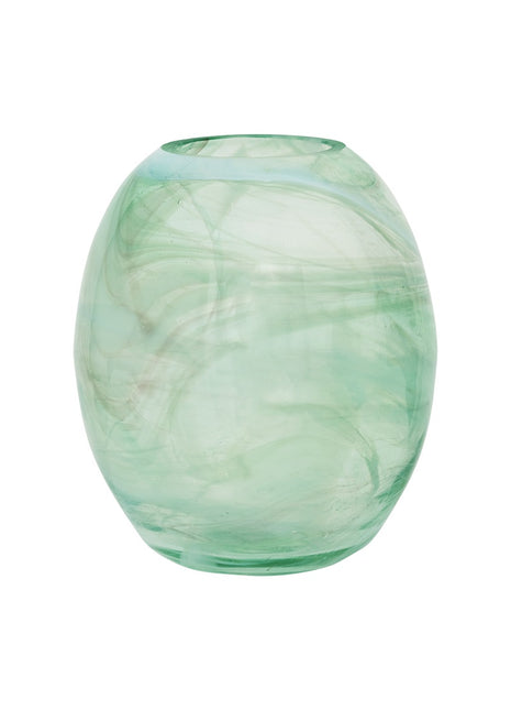 107501 Urban Nature Nostra glazen vaas waterkers - groen