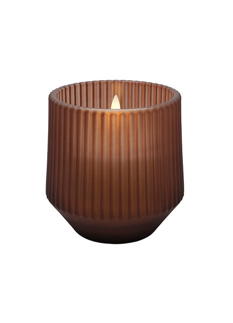 Uyuni LED geurkaars Scented Wax Awaken bruin