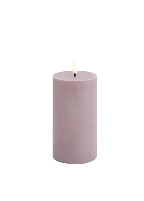 UL-PI-LL78015 Uyuni Lighting Pillar LED blok kaars licht lavendel 7.8x15cm