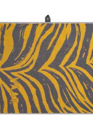 Vaat Amsterdam Gift Set keukendoek / theedoek I love zebra geel / grijs