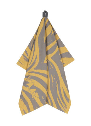 Vaat Amsterdam Gift Set keukendoek / theedoek I love zebra geel / grijs