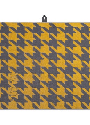 Vaat Gift Set keukendoek / theedoek I love pied de poule - geel / grijs