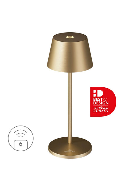 97247 Villeroy & Boch Seoul Micro accu tafellamp goud geborsteld