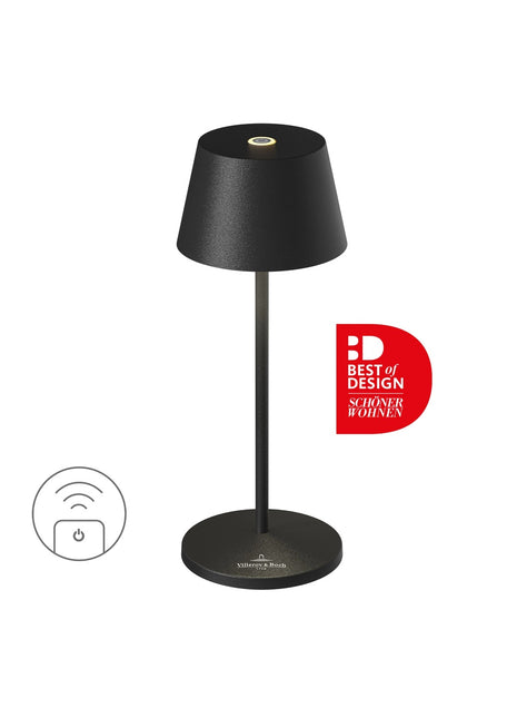 97242 Villeroy & Boch Seoul Micro accu tafellamp zwart 