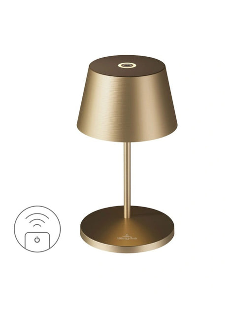 Villeroy & Boch Seoul RC lamp led oplaadbaar goud geborsteld - 97209