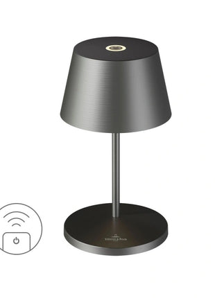 Villeroy & Boch Seoul RC lamp led oplaadbaar grafiet geborsteld - 97210