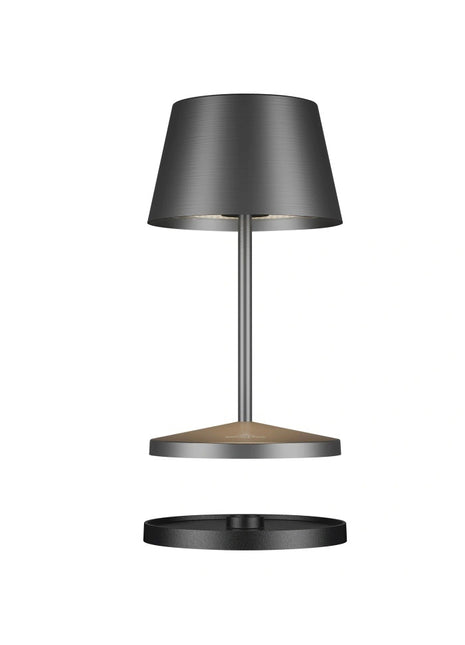 Villeroy & Boch Seoul RC lamp led oplaadbaar grafiet geborsteld - 97210