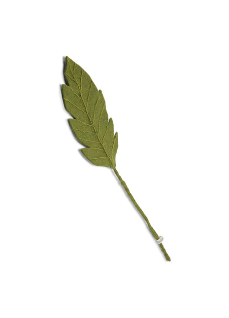 Gry & Sif vilten tak groen blad 45 cm