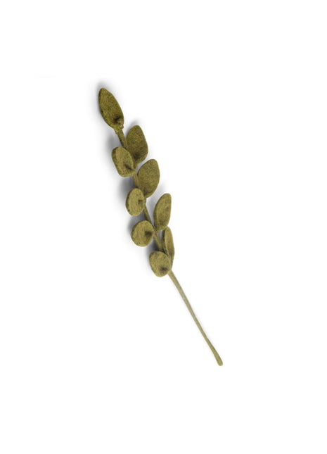 Gry & Sif vilten tak groen met puntige bladeren 30 cm