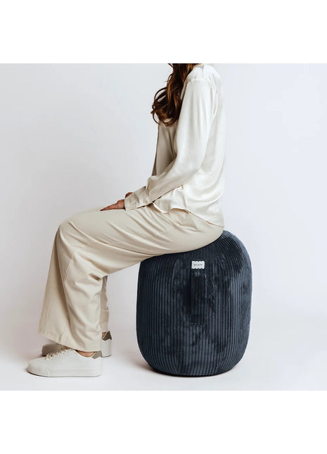 Vluv kapsul zitbal VLIP balanskapsule ribfluweel medium navy