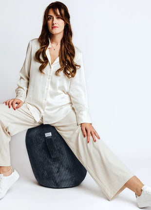 Vluv kapsul zitbal VLIP balanskapsule ribfluweel medium navy