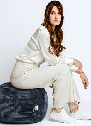 Vluv kapsul zitbal VLIP balanskapsule ribfluweel medium navy