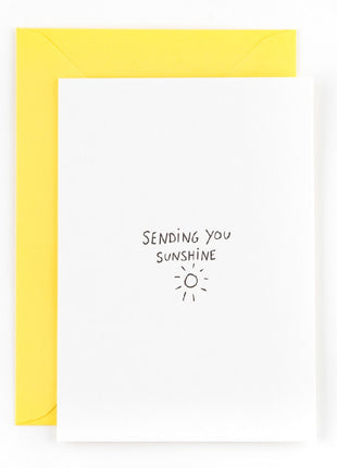 Ansichtkaart / Wenskaart - algemeen - sending you sunshine