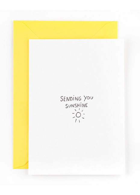 Ansichtkaart / Wenskaart - algemeen - sending you sunshine