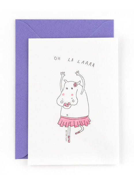 Ansichtkaart / Wenskaart - algemeen - oh la laaaaa....