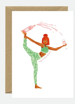 All The Ways To Say wenskaart Yoga Rosé