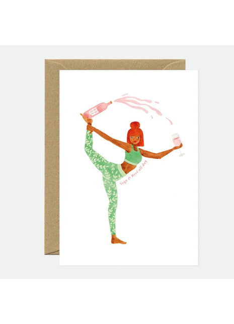 All The Ways To Say wenskaart Yoga Rosé