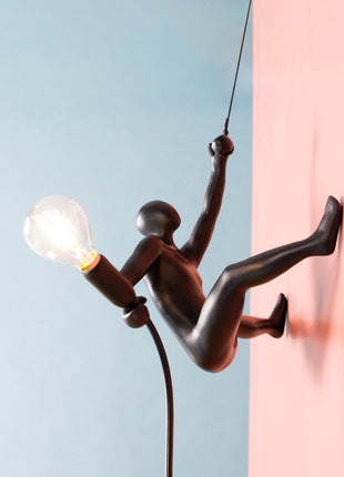 Werkwaardig Climber lamp / muurlamp - zwart