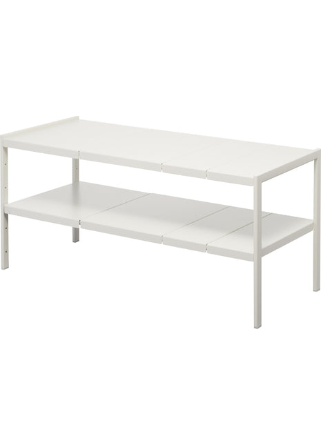 Yamazaki Tower organizer 2-laags uitschuifbaar wit