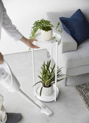 Yamazaki Tower plantenstandaard 2-laags wit