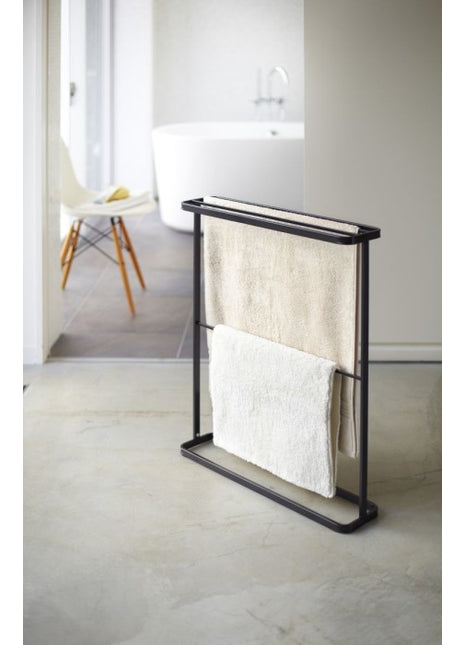 07466 Yamazaki Tower handdoekenrek - zwart