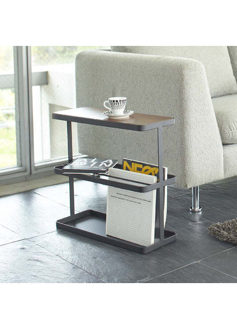 06707 Yamazaki bijzettafel Side Table Tower zwart