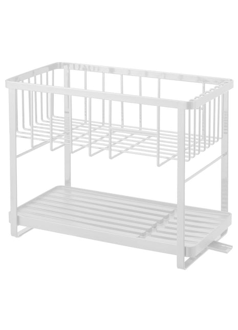 Yamazaki Tower afdruiprek afwas 2 niveaus wit