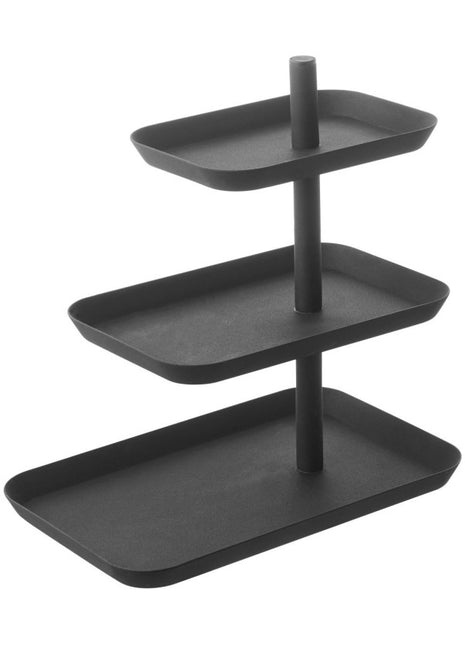 04281 Yamazaki Etagere / cake stand Tower 3 laags zwart