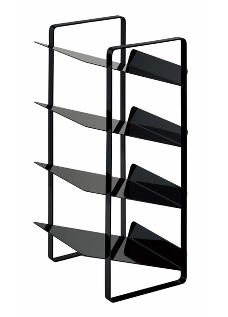 04305 Yamazaki flessenrek / wijnrek Tower zwart