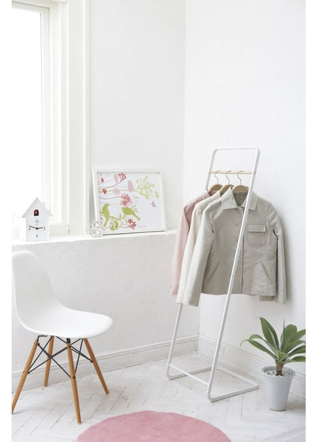 07671 Yamazaki Hanger Rack 1.0 - kapstok staand kledingrek - wit